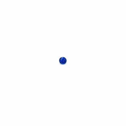 0.037 carat, Blue, Ceylon, Round, Heated Gemstone, 5201 – Picture 4