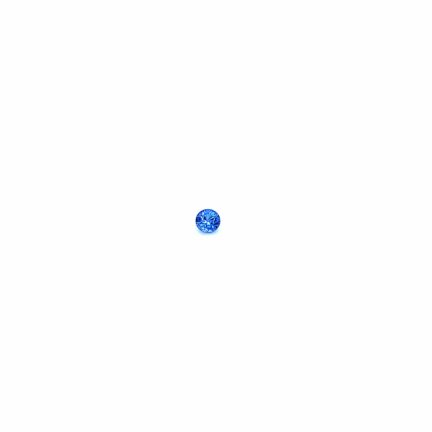 0.07 carat, Blue, , Round, Heated Gemstone, 1422 – Picture 4