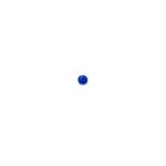 0.14 carat, Blue, , Round, Heated Gemstone, 1427 – Picture 4