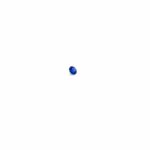 0.54 carat, Blue, Ceylon, Round, Heated Gemstone, 1182 – Picture 4