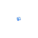 1.05 carat, Blue, Ceylon, Cushion, Heated Gemstone, 1119 – Picture 4
