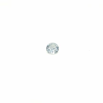 0.9 carat, White, Ceylon, Round, Heated Gemstone, 5808 – Picture 4