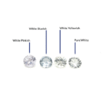 1.1 carat, White, , Round, Heated Gemstone, 1072 – Picture 4